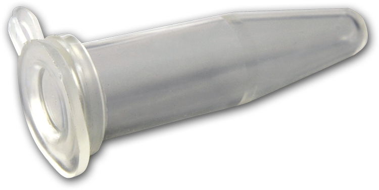 356090_1.5 mL Polypropylene Tube with Snap-On Caps, Natural, 9.5 x 38mm - 500Pk