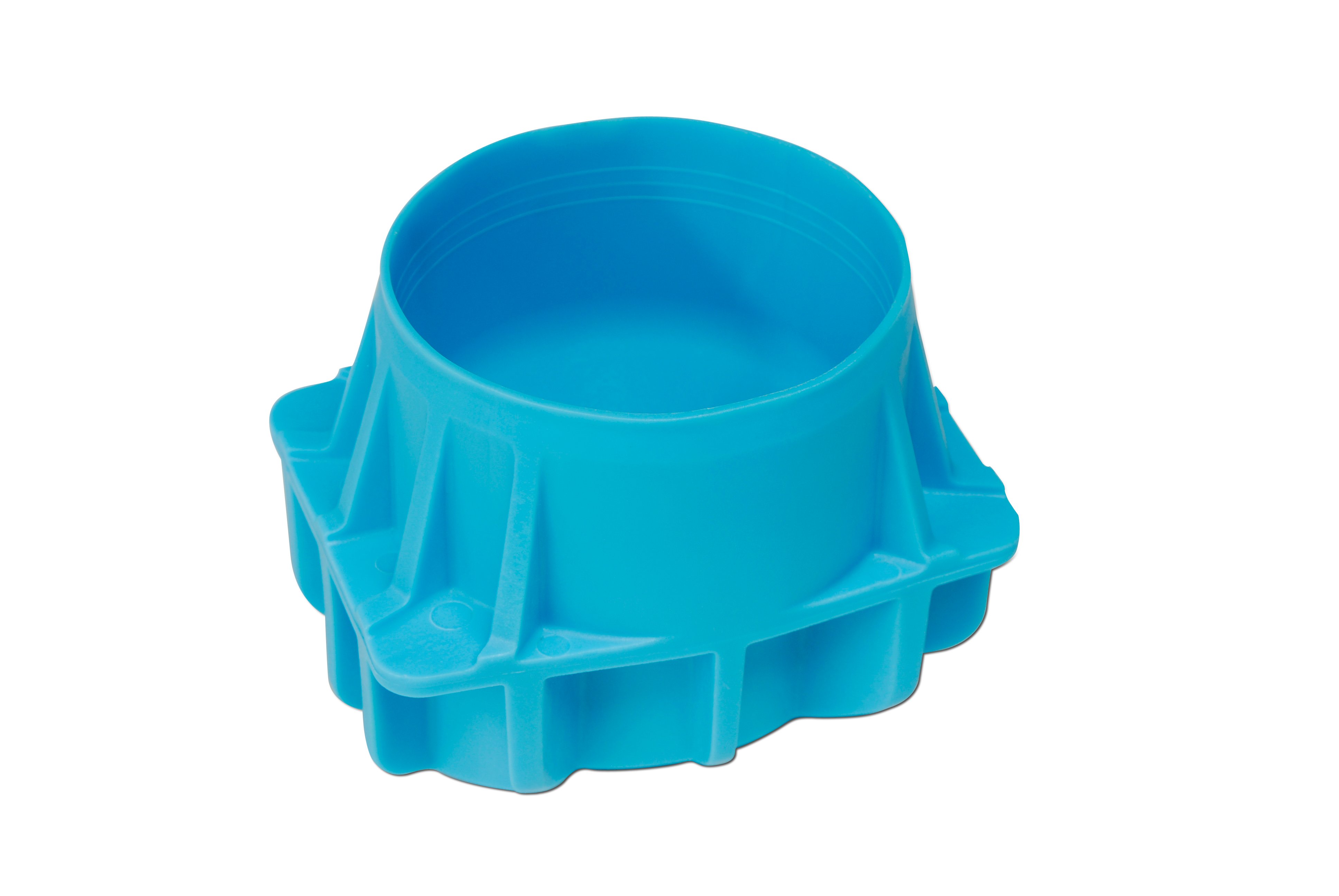 392078_96 mm Diameter Polypropylene Conical Bottle Adapter, Quantity of Four